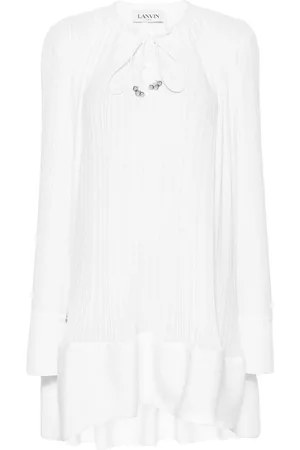 Lanvin Pleated mini dress