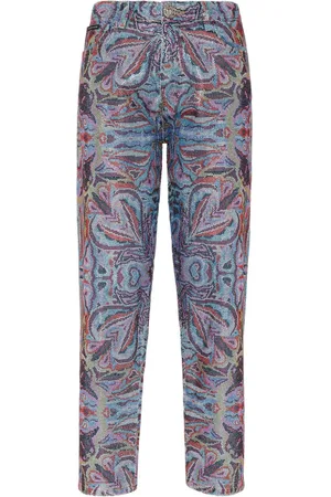 Philipp Plein Crystal Circus cropped jeans