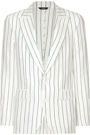 Dolce & Gabbana Striped linen blazer