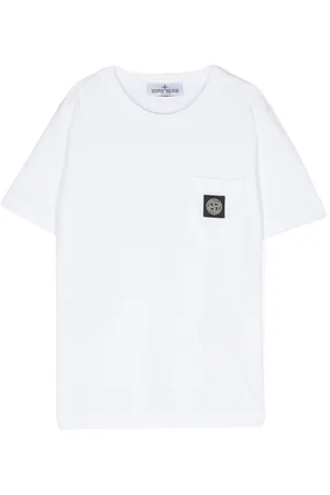 Stone Island Compass-patch cotton T-shirt