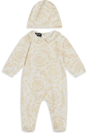 VERSACE Barocco-print sleepsuit set