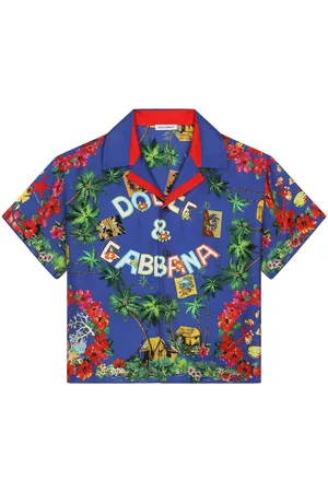Dolce & Gabbana Graphic-print cotton shirt