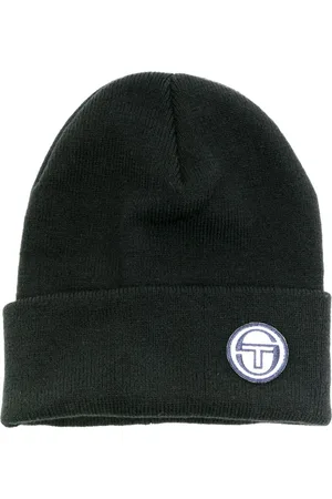Sergio Tacchini Logo-patch ribbed-knit beanie