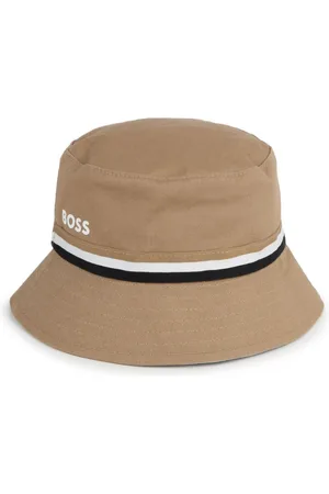 HUGO BOSS Logo-print reversible bucket hat