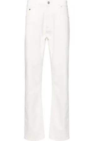 Etro Paisley-jacquard straight-leg jeans