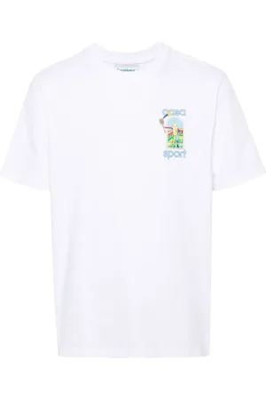 Casablanca Le Jeu-print cotton T-shirt
