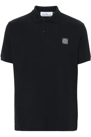 Stone Island Compass-appliqu?? polo shirt