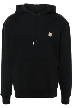 Maison Kitsuné Fox-motif cotton hoodie