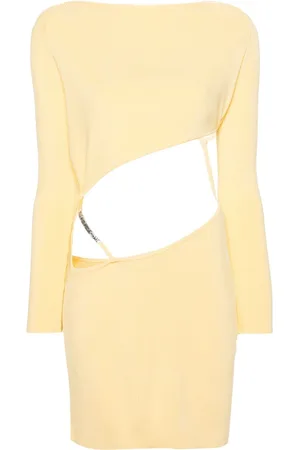 GCDS Asymmetric ribbed minidress