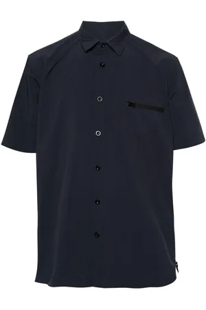 SACAI Zip-pocket taffeta shirt