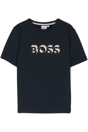 HUGO BOSS Logo-rubberised cotton T-shirt