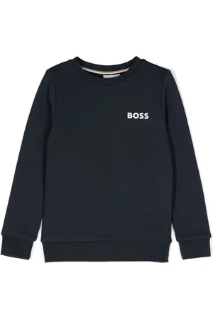 HUGO BOSS Logo-print cotton sweatshirt