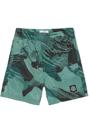 Stone Island Compass-motif swim shorts