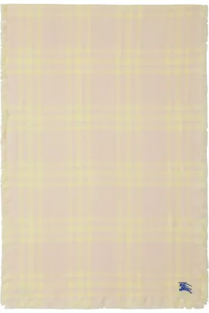 Burberry Checked wool-silk reversible scarf