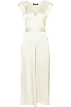 Fabiana Filippi Belted satin midi dress