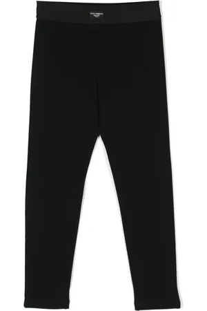 Dolce & Gabbana Appliqu??-logo straight-leg leggings