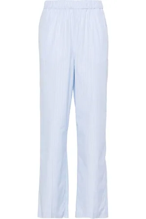 Fabiana Filippi Striped cotton trousers