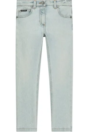 Dolce & Gabbana Slim-leg cotton-blend jeans