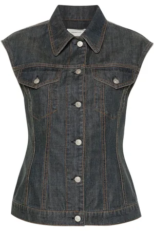Fabiana Filippi Button-up denim gilet