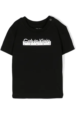 Calvin Klein Logo-print cotton-blend T-shirt