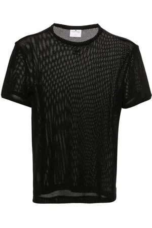Courrèges Mesh crew-neck T-shirt