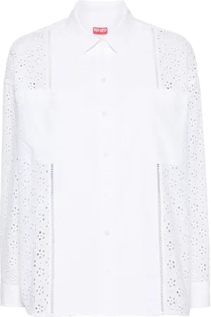 Kenzo Broderie anglaise shirt