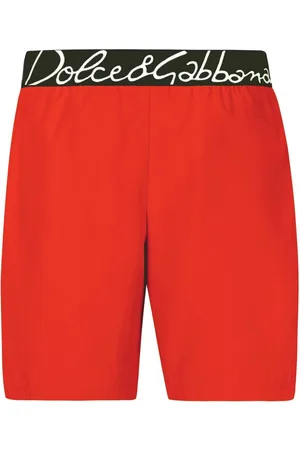 Dolce & Gabbana Logo-waistband swim shorts