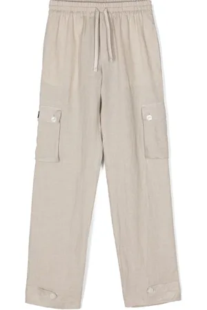 Dolce & Gabbana Drawstring linen trousers