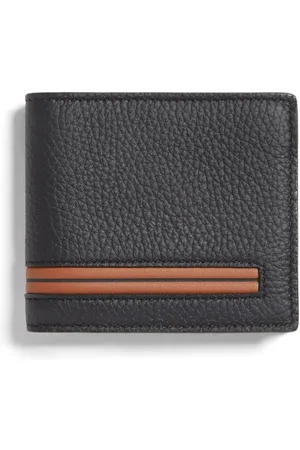Ermenegildo Zegna Bi-fold leather wallet