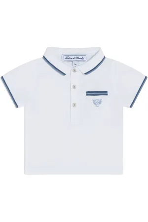 Tartine Et Chocolat Logo-embroidered polo shirt