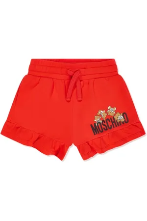 Moschino Logo-print cotton shorts