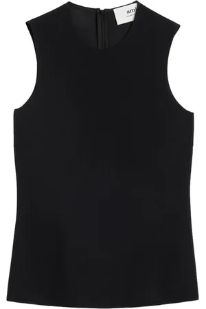 Ami Crepe tank top