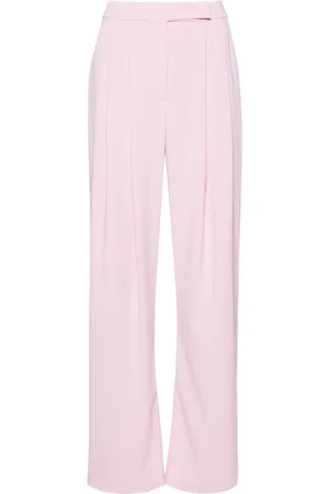 Pinko Wide-leg crepe trousers