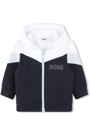 HUGO BOSS Colour-block hoodie and trousers set