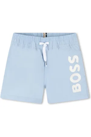 HUGO BOSS Logo-print swim shorts