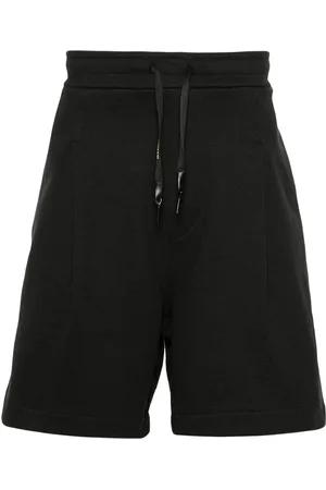 A PAPER KID Logo-patch shorts
