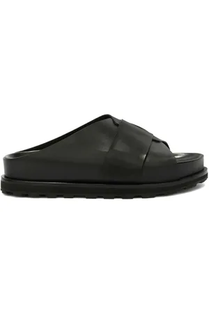 Jil Sander Slip-on leather slides