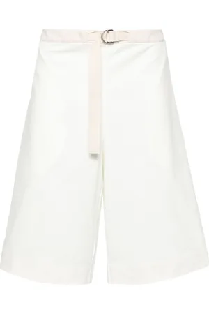 Jil Sander + wide-leg cotton track shorts
