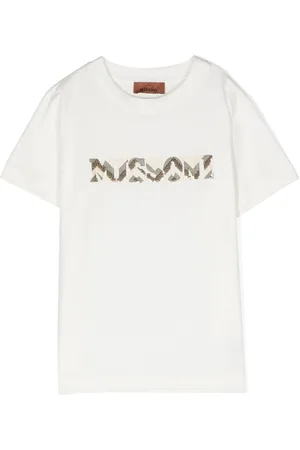 Missoni Logo-embroidered cotton T-shirt