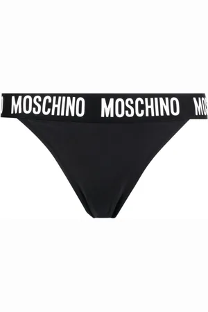Moschino Logo tape bikini bottoms