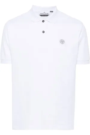Stone Island Compass-appliqu?? polo shirt
