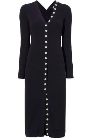 Proenza Schouler Cameron ribbed-knit midi dress