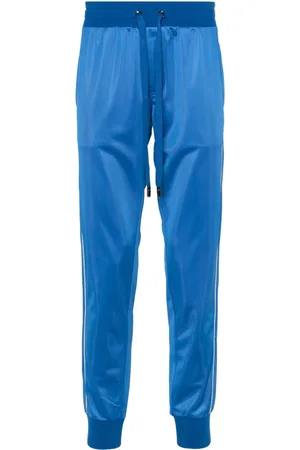 Dolce & Gabbana Drawstring-waist side-stripe track pants