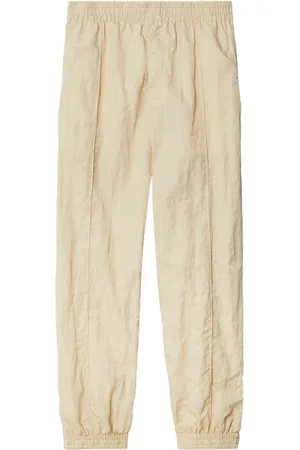 Burberry Crinkled wide-leg track pants