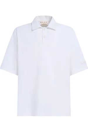 Marni Logo-patch cotton polo shirt