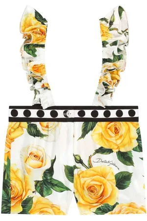 Dolce & Gabbana Rose-print cotton shorties