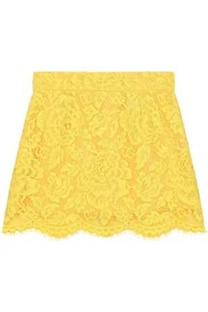 Dolce & Gabbana A-line Chantilly-lace skirt