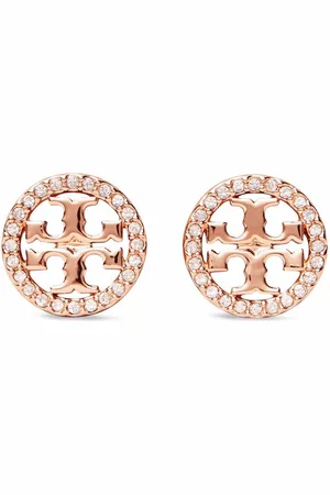 Tory Burch Miller pav?? stud earrings
