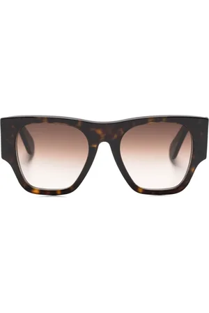 Chloé Logo-print oversized sunglasses
