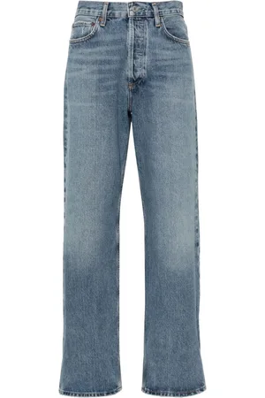 AGOLDE Fran mid-rise straight-leg jeans